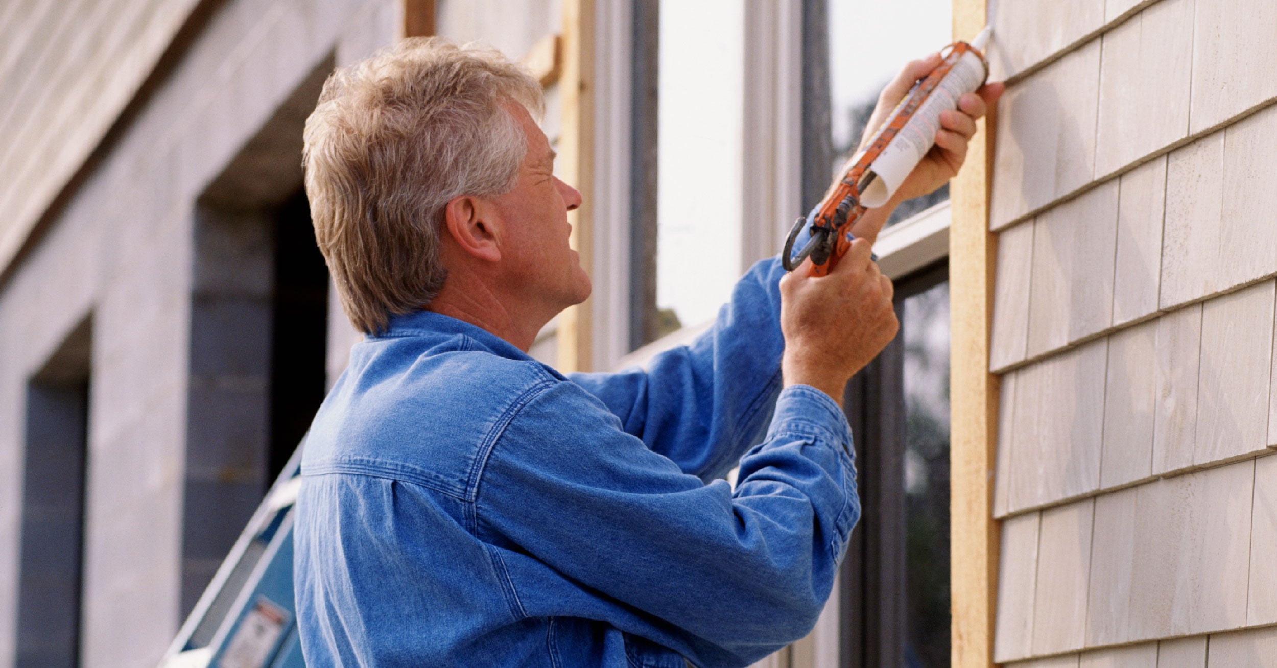 Seal Gaps with Caulking