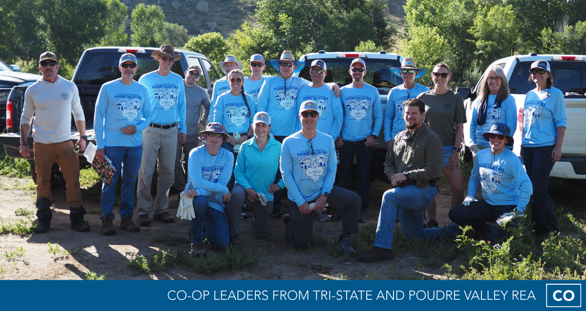 Co-op leaders from Tri-State and Poudre Valley REA