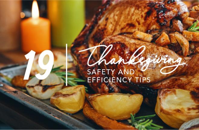 Tips for a Safe, Energy Efficient Thanksgiving Day