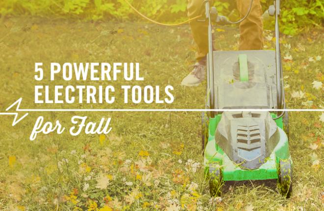 5 Powerful Electric Tools for Fall Clean-up